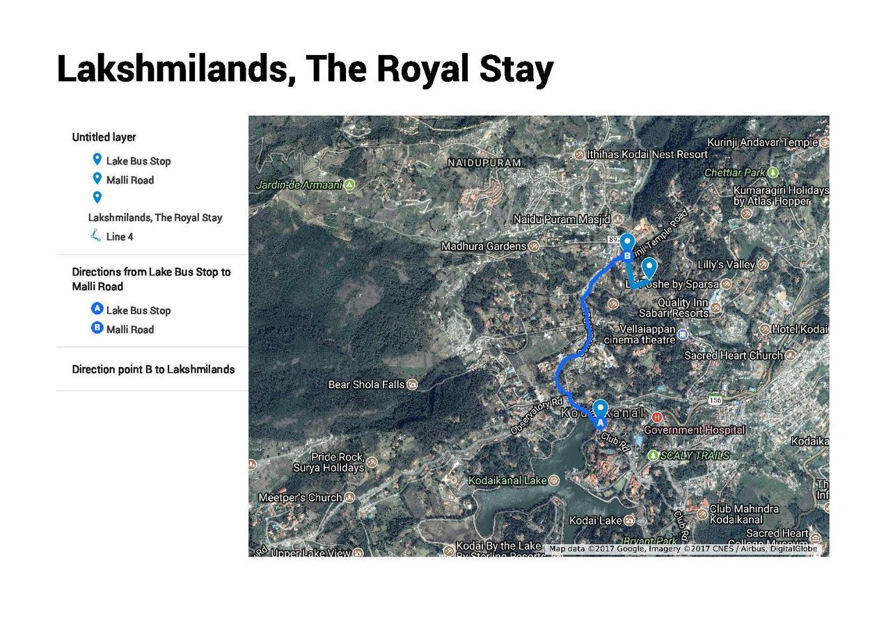 Lakshmi Lands - The Royal Stay Kodaikanal Exterior photo